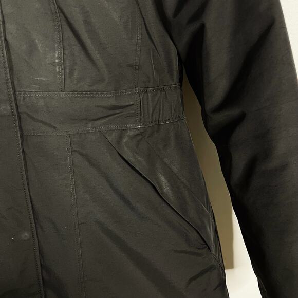 The North Face Womens Small Black Arctic Down Parka Jacket Faux Fur Hood Winter - Picture 10 of 15